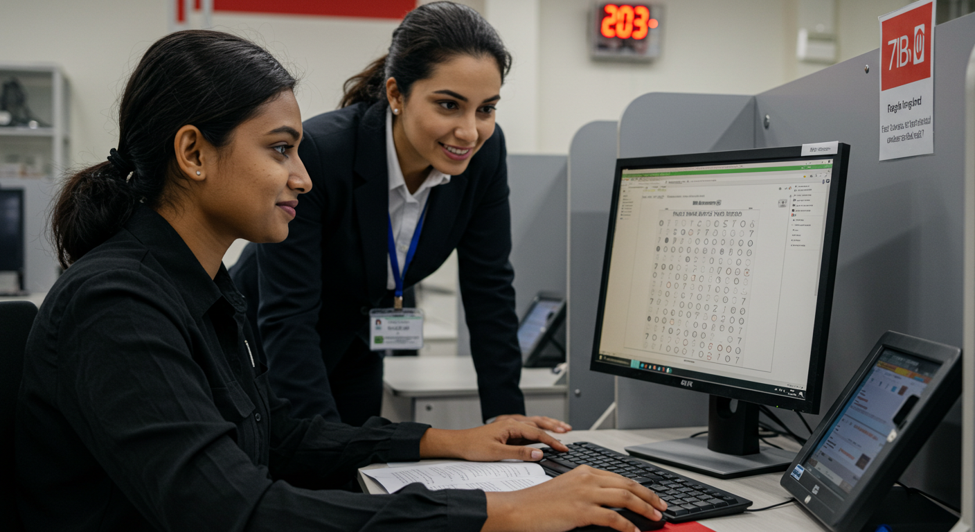 Student thinking about IELTS preparation